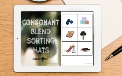 Consonant Blend Sorting Mats