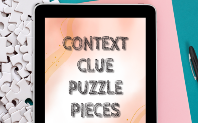 Context Clue Puzzle Pieces