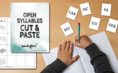 Open Syllables Cut & Paste