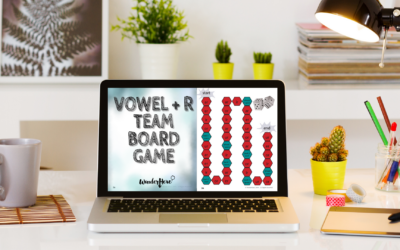 Vowel +R Team Board Game