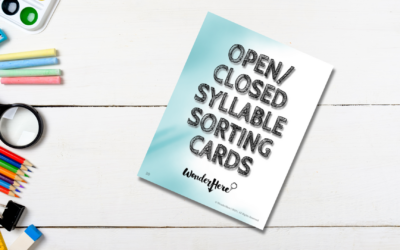 Open/Closed Syllable Sorting Cards